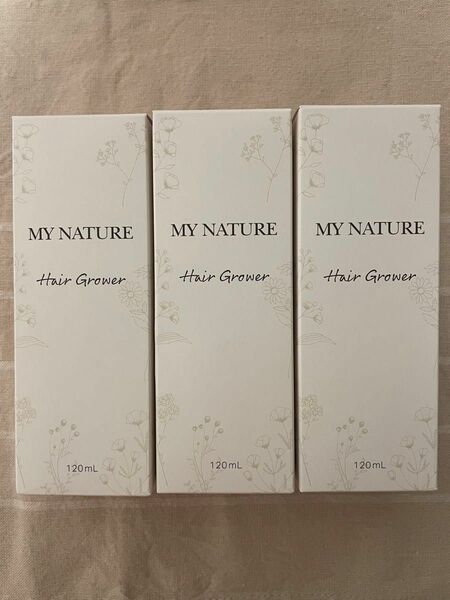 MY NATURE マイナチュレ 女性用 無添加育毛剤120ml 3本