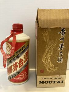 千円スタート★開栓済 貴州茅台酒 KWEICHOW MOUTAI 古酒 中国酒 マオタイ酒 空瓶扱 540ML /1008g