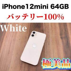 65iPhone 12 mini ホワイト 64 GB SIMフリー本体