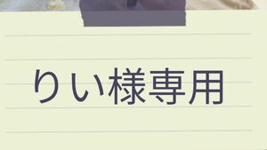 りい様専用です