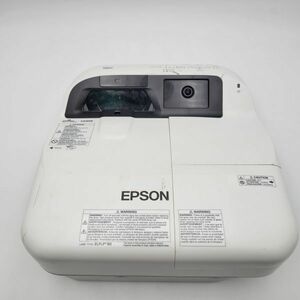 ★3300ルーメン/Lumens★ EPSON BrightLink 595Wi プロジェクター 中古 プロジェクター (6772)