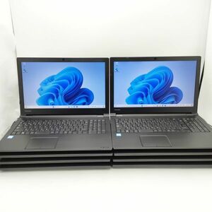 ★AC付き/OS入8台セット/外観キズ有★ 東芝 dynabook B65/G [Core i5 6200U 8GB 256GB 15.6インチ Windows11 Pro] 中古ノートPC(6898_6905)