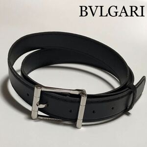 ***1 иен *** подлинный товар BVLGARI BVLGARY ремень хорошая вещь серебряный бесплатная доставка 