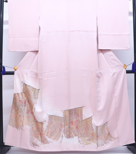 { Kyoto one shining .}[ kimono ] color tomesode .. sleeve writing sama length approximately 157cm sleeve length approximately 63.5cm 23Z-628