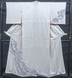 《京都一輝堂》【着物】 訪問着 絞り 辻ヶ花文様 身丈約152cm 裄丈約61cm 24Z-393