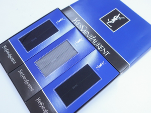 《京都一輝堂》【2000円～】【ブランド物】イブ サン ローラン YVES SAINT LAURENT メンズ 靴下 3枚 セット 未使用品 23W-4688