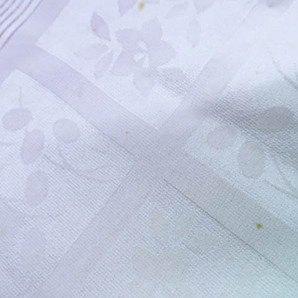 《京都一輝堂》【着物】 和装小物 帯締め 帯揚げ セット 夏物 平組 格子に花文 24W-2090の画像5