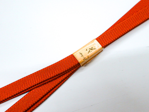 《京都一輝堂》【着物】 和装小物 帯締め 帯締 平組 シンプル 23W-6595