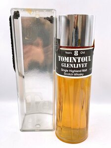 【未開栓】TOMINTOUL GLENLIVET トミントール グレンリベット 8年 シングル ハイランドモルト スコッチ ウィスキー 750ｍｌ 43％ （HM109）
