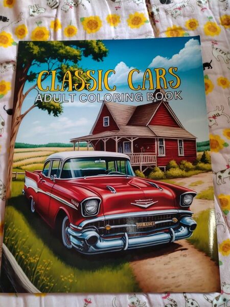 CLASSIC CARSADULT COLORING BOOK★洋書★ぬりえ