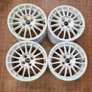 OZ　RACING　16インチ　7J+37　4H-100　中古　M14