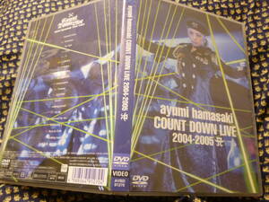 美品DVD★浜崎あゆみ　ayumi hamasaki COUNT DOWN LIVE 2004-2005●ブックレット(歌詞)付★即決