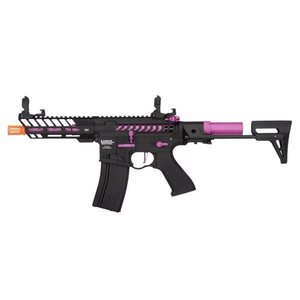  electric gun Lancer Tactical LT-29en four sa-PDW skeleton black & purple 