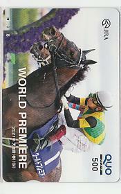  Special 1-u287 horse racing world premium QUO card 