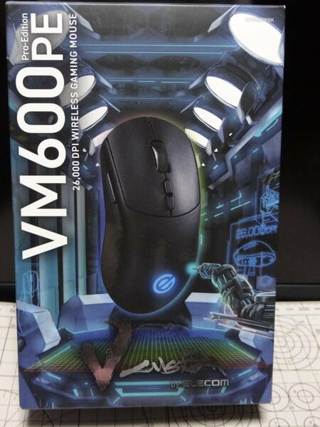 ELECOM VM600PE ゲーミングマウス ワイヤレス M-VM600PBK 26,000DPI 無線 有線 Gaming エレコム