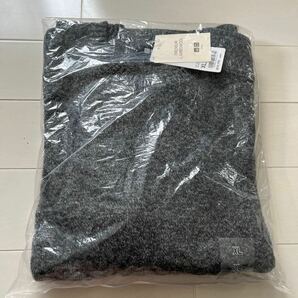 ユニクロ プレミアムラム クルーネックセーター （長袖）　XLサイズ グレー 