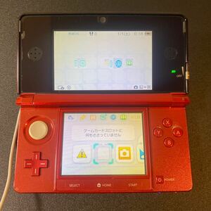 任天堂 3DS本体 CTR-S-JPN-C0 レッド 稼働品 管理①