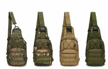 ボディバッグ バッグ ワンショルダー メンズ Military ミリタリー ボディーバッグ オリーブカモ 新品_画像10