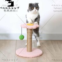 猫の木のおもちゃの猫の傷のポストキャット粉砕足のおもちゃ家具登山ポストジャンプタワーキャットグッズ_画像6