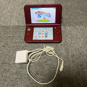 【送料無料 美品 】newニンテンドー3DSLL 本体 メタリックレッド★売切り