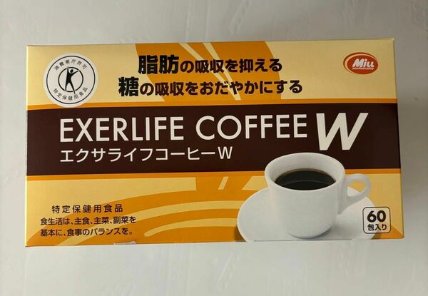 ミル総本社　エクサライフコーヒーW 60包　入特定保健用食品