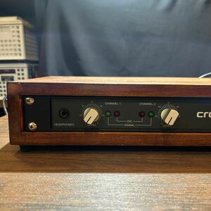 AMCRON CROWN D-45 クラウン パワーアンプ　自作キャビネット　スピコンケーブル×2　１００v変換アダプター付属