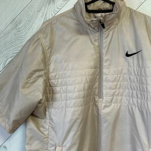 NIKE ゴルフ　美品！ハーフジップ　半袖アウター ジャケット ブルゾン