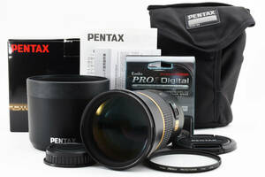  Pentax /PENTAX lens smc PENTAX-DA*200mmF2.8ED[IF]SDM original box, accessory equipped! #2687