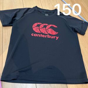 CANTERBURY ブラック 半袖Tシャツ150子供用