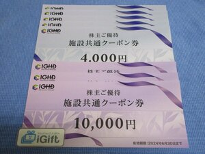 飯田グループ 株主優待券 5万円分 / 江の島アイランドスパ・江の島ホテルetc (2024.6.30まで)★ #1006・折