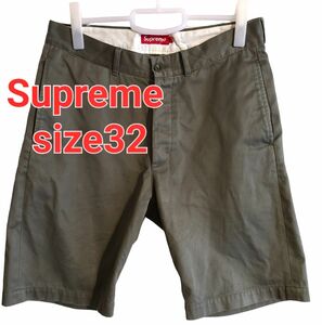 Supreme シュプリーム ボタンフライハーフパンツ ショートパンツColor カーキsize32