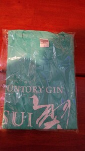  postage included Suntory .SUI T-shirt size L Osaka original design several equipped 