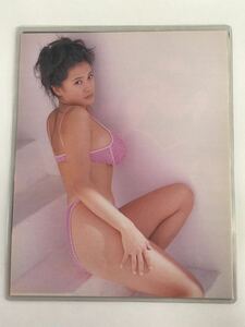 [150μ film thick laminate processing ] Aoki Yuuko 6 page magazine. scraps high leg swimsuit gravure 