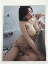 [150μフィルム厚手ラミネート加工］　篠崎愛5ページ　雑誌の切り抜き　ビキニ水着　水浴びグラビア_画像1