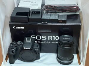 EOS R10 RF-S18-150 IS STM レンズキット　予備電池2本付き