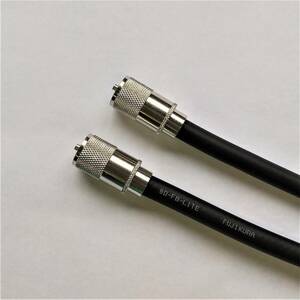 8DFB(8D-FB)-LITE 50Ω 0.8m fujikura both edge MP connector attaching postage .. included wireless connection cable coaxial cable black color 1 pcs F8FL-08MM