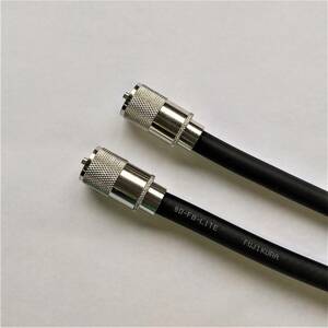 8DFB(8D-FB)-LITE 50Ω 0.7m fujikura both edge MP connector attaching postage .. included wireless connection cable coaxial cable black color 1 pcs F8FL-07MM