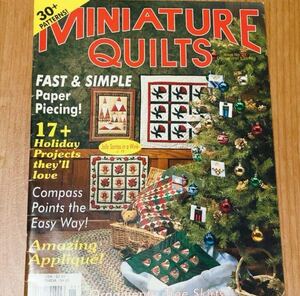 MINIATURE QUILTS 30+PATTERNS！　クリスマス特集