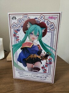 新品未開封 タイトー Wonderland フィギュア 初音ミク 長靴を履いた猫