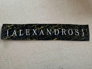 Alexandros アレキサンドロス Sleepless in Japan Tour タオル　グッズ