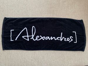 Alexandros アレキサンドロス 10周年 Anniversary オンライン限定 タオル ブラック グッズ 