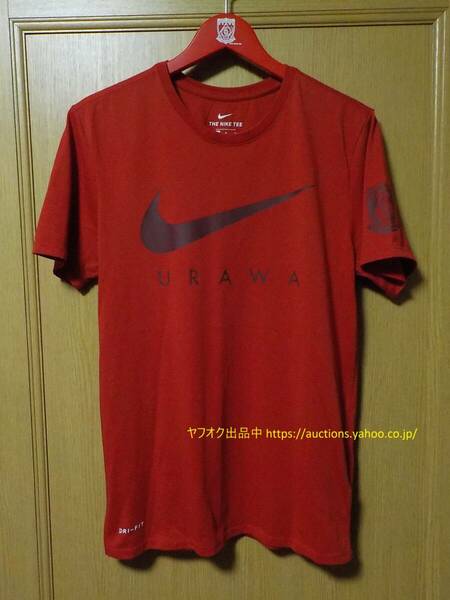 USED 移動着 URAWA SWOOSH【即決・送料無料】NIKE 浦和レッズ 2018 プレシーズン Tシャツ M Jリーグ サッカー 627-3