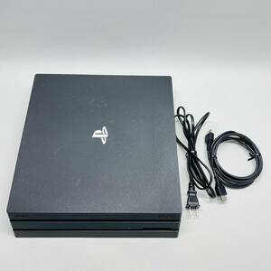 1円スタート【動作品】SONY PlayStation4 Pro プレステ4 PS4 CUH-7200B 本体 FW 10.01 封印シール有