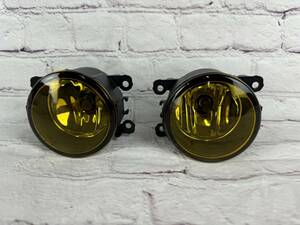  original exchange type foglamp Suzuki Nissan glass lens yellow color new goods 2 piece set Jimny Every Hustler JB64 JB23