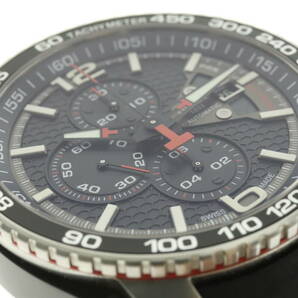 NPSJ6-5-40 TISSOT ティソ 腕時計 T079427 A EXTREAM エクストリーム クロノグラフ 自動巻き 約133g メンズ ブラック 付属品付 動作品 中古の画像5