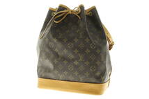 NPSJ6-5-36 ☆ LOUIS VUITTON ルイヴィトン ワンショルダーバッグ ノエ モノグラム 巾着 肩掛け レディース ブラウン 茶 中古_画像1