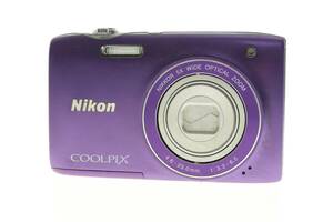 VMPD6-44-39 Nikon ニコン デジカメ COOLPIX S3100 クールピクス コンパクトデジタルカメラ パープル 動作未確認 ジャンク