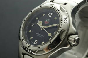 VMPD6-44-105 タグホイヤー 腕時計 WL1312 キリウム プロフェッショナル デイト クォーツ 約78g レディース シルバー 付属品付き ジャンク
