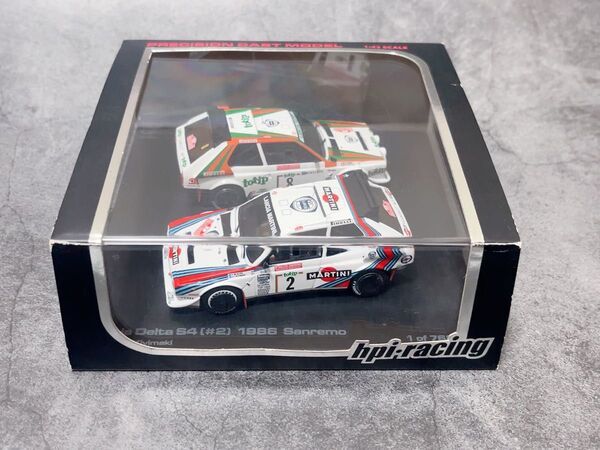 HPI 1/43 LANCIA DELTA S4 サンレモ セット WRC ランチア デルタ マルティニ MARTINI