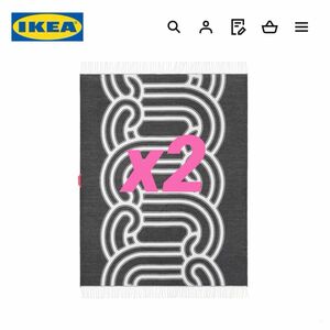 IKEA イケア　新品未使用　STRNN ソートロン ブランケット　2枚セット